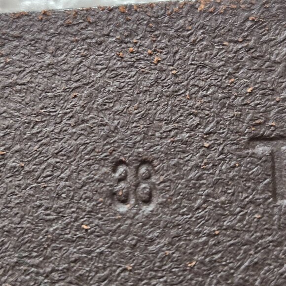 Tommy Hilfiger Men’s Brown Leather Belt Size 38 Double Loop Buckle - Picture 7 of 8